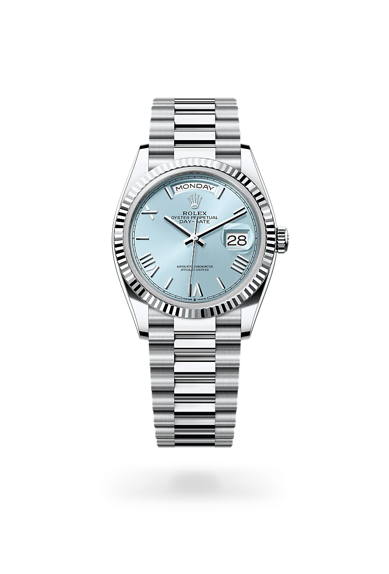 rolex Day-Date in Platinum, M128236-0018 - GASSER