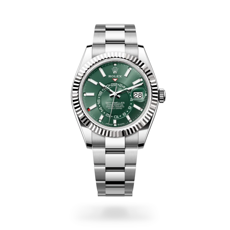 Rolex Sky-Dweller 42 mm Oystersteel and white gold case - GASSER