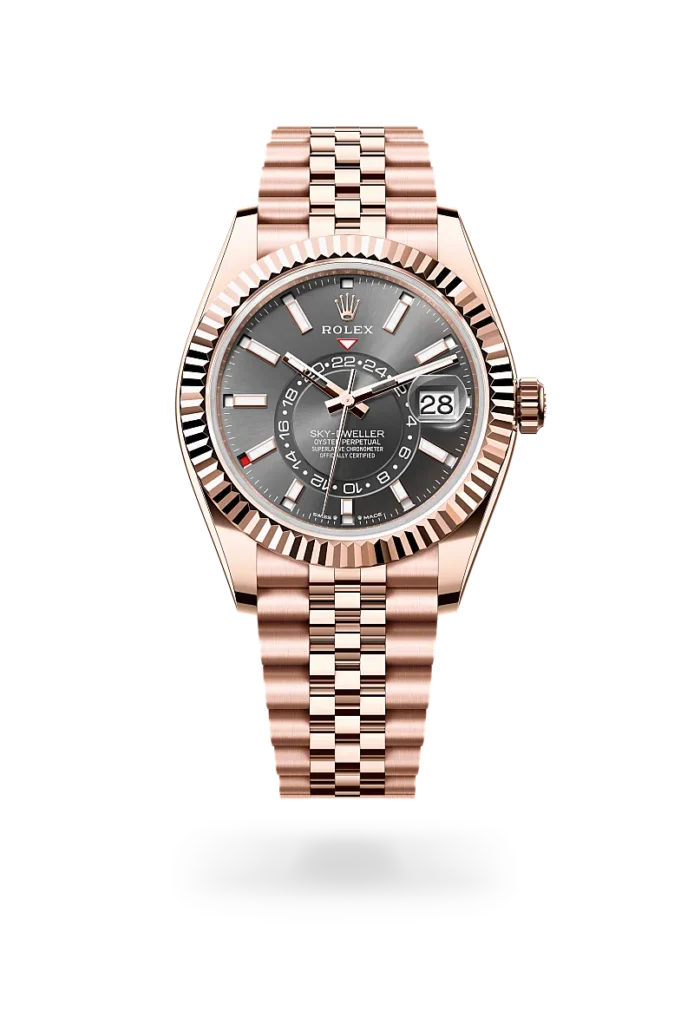 rolex Sky-Dweller in 18 ct Everose gold, M336935-0008 - GASSER