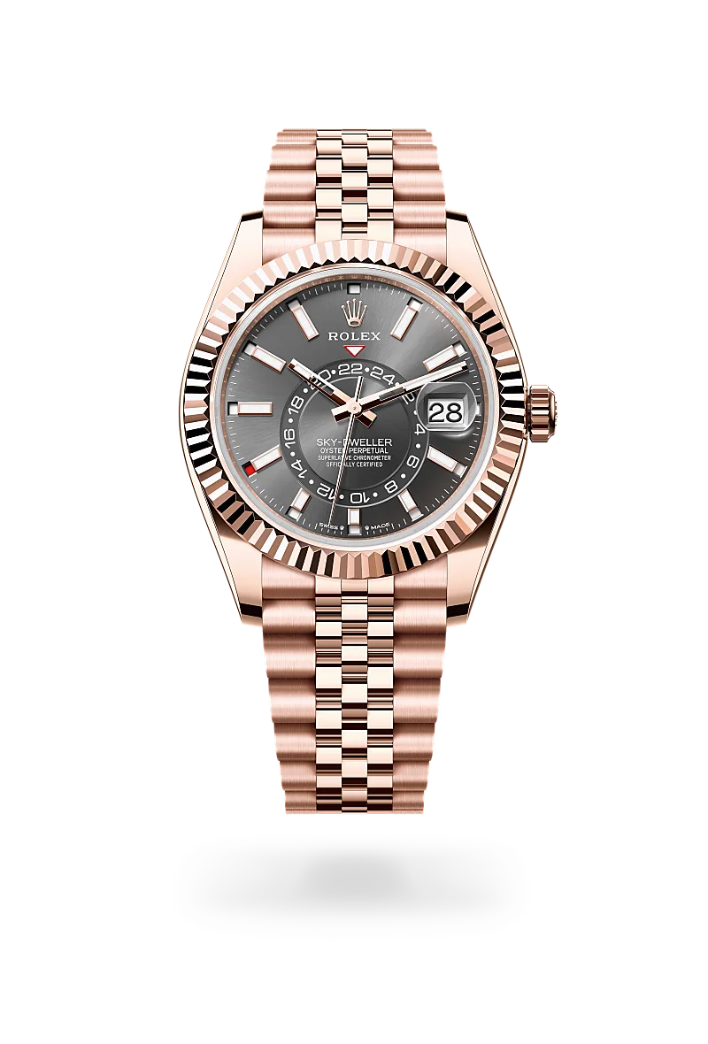 rolex Sky-Dweller in 18 ct Everose gold, M336935-0008 - GASSER