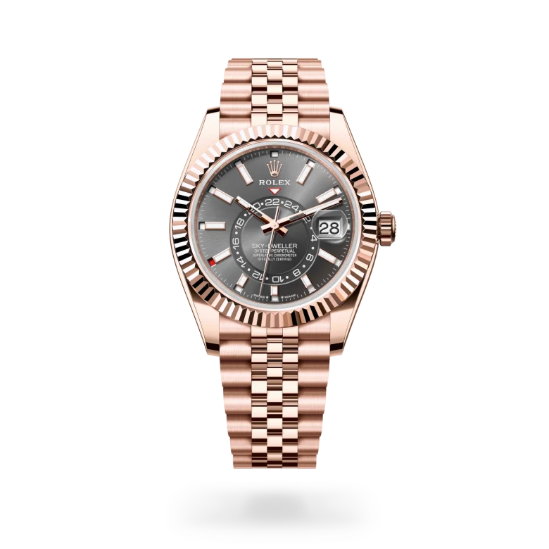 Rolex Sky-Dweller 42 mm Everose gold case - GASSER